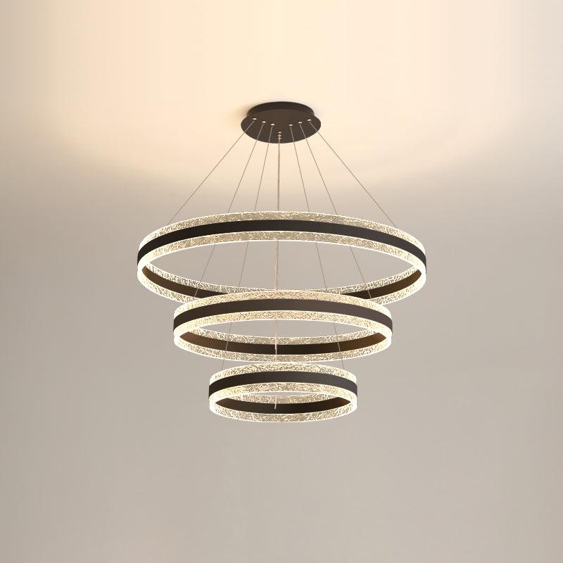 Lustra Pendant Lamp Modern LED Circle Rings - Image 27