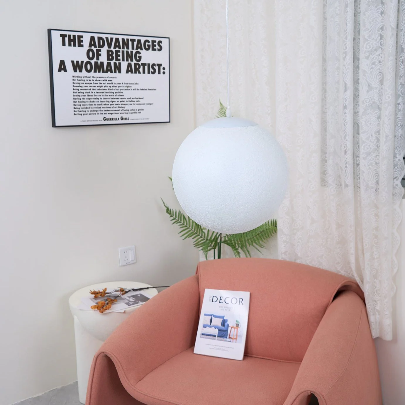 Lustra Pendant Lamp Moon Shaped for Living Room - Image 48