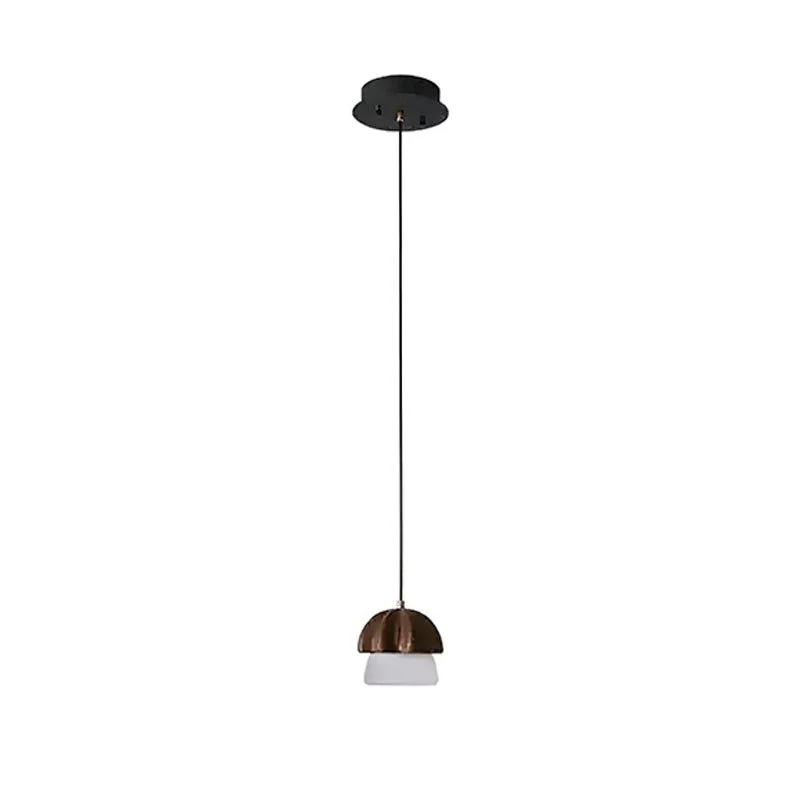 Lustra Pendant Lamp Mushroom Cluster Wood & Glass - Image 17