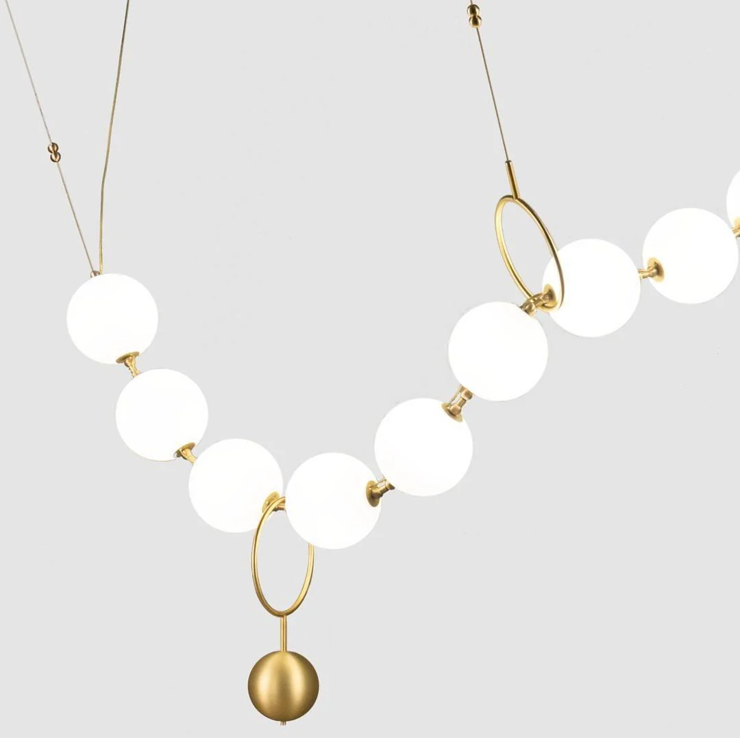 Lustra Pendant Lamp Necklace Glass - Image 11