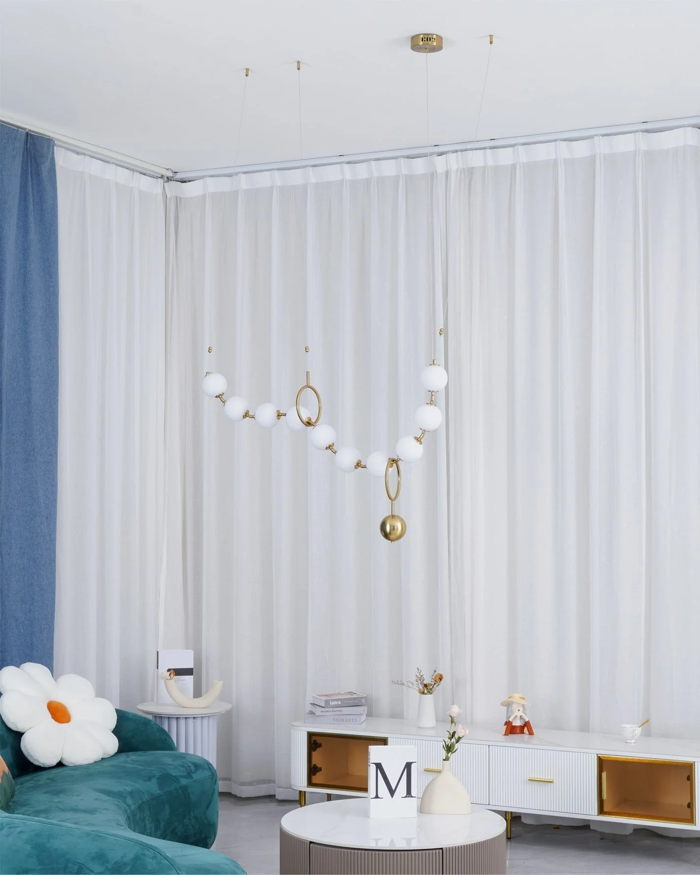 Lustra Pendant Lamp Necklace Glass - Image 17