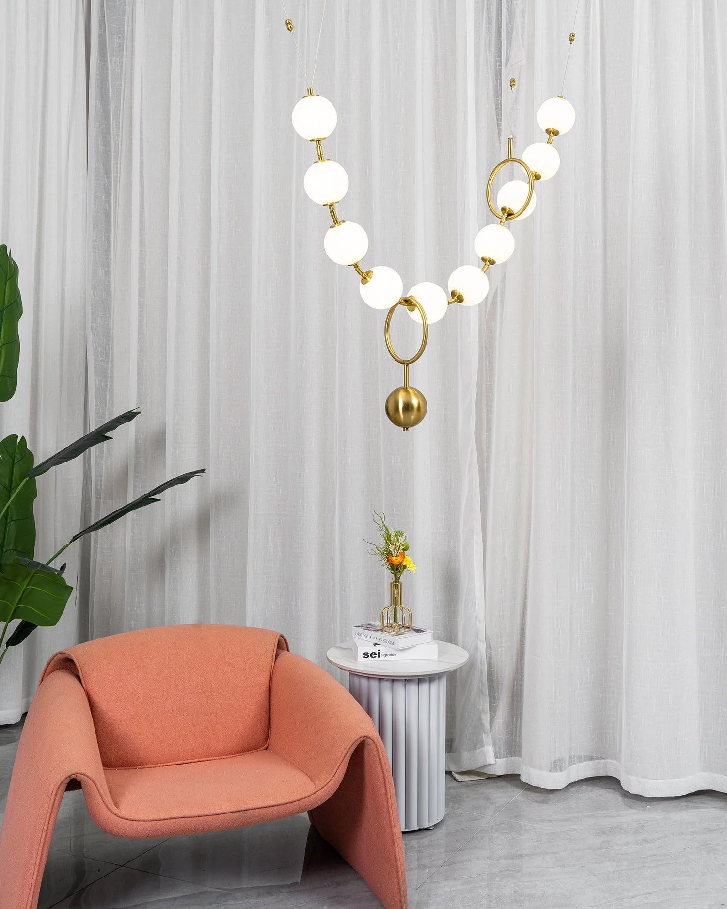 Lustra Pendant Lamp Necklace Glass - Image 23