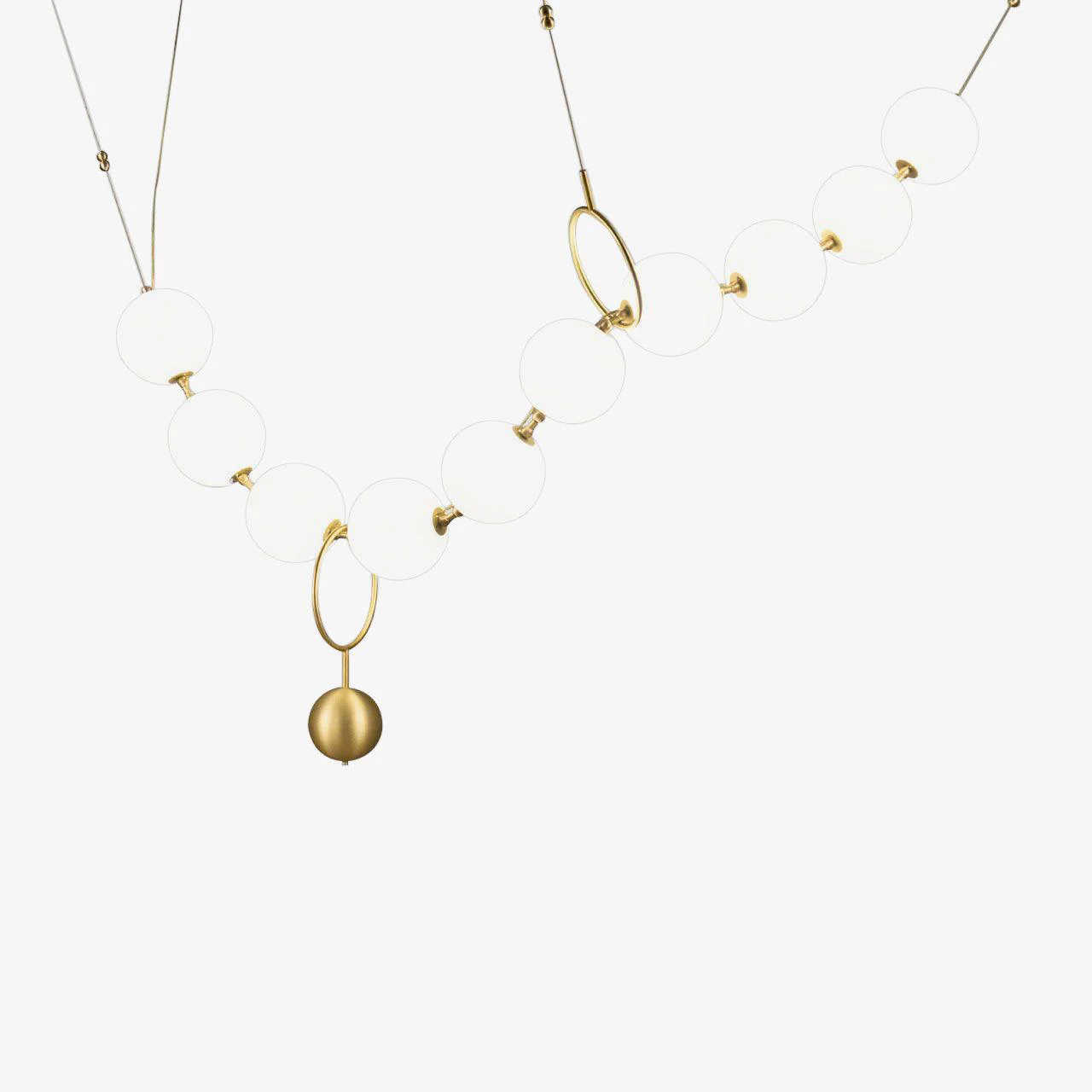 Lustra Pendant Lamp Necklace Glass - Image 33