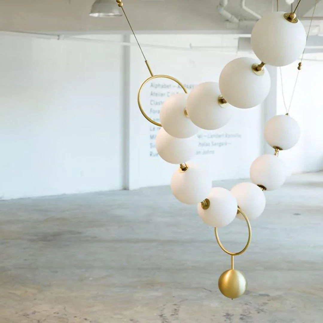 Lustra Pendant Lamp Necklace Glass - Image 35