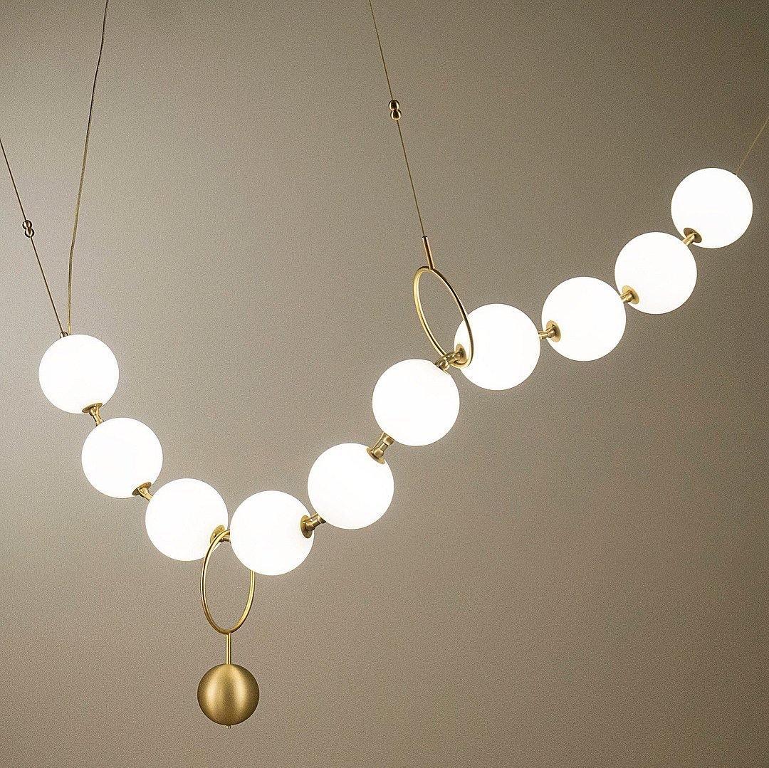 Lustra Pendant Lamp Necklace Glass - Image 38