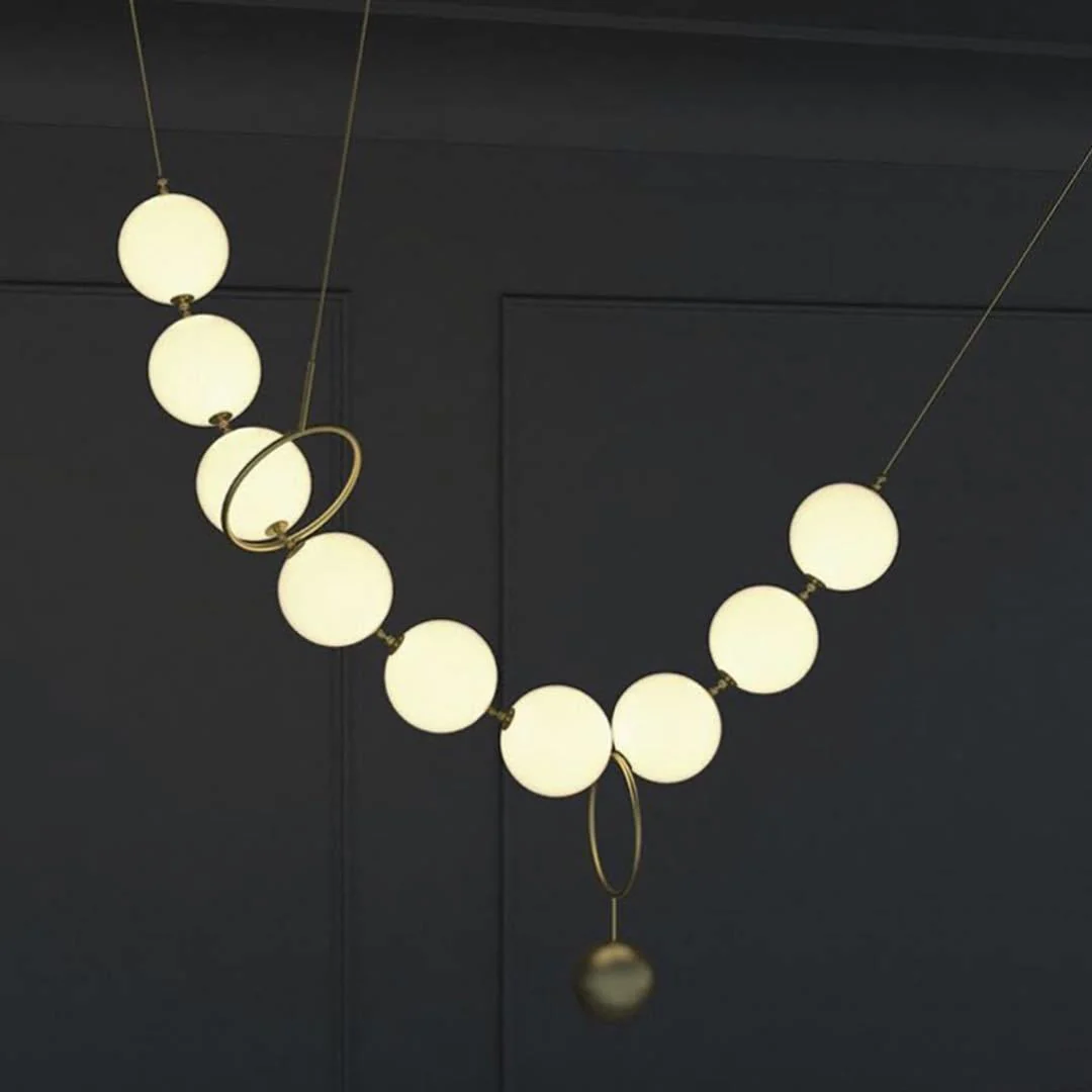 Lustra Pendant Lamp Necklace Glass - Image 43
