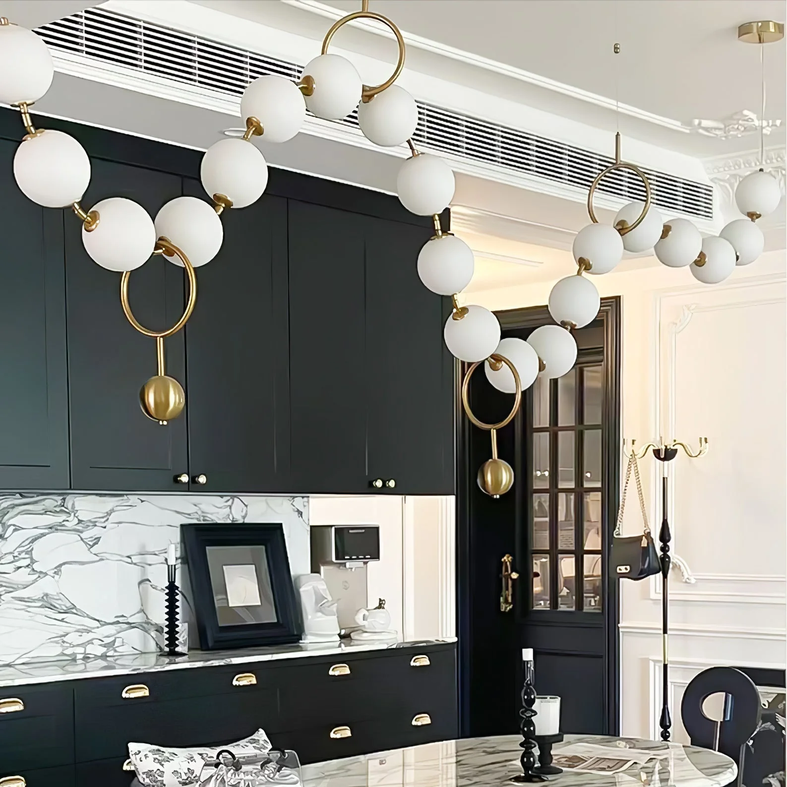 Lustra Pendant Lamp Necklace Glass - Image 65