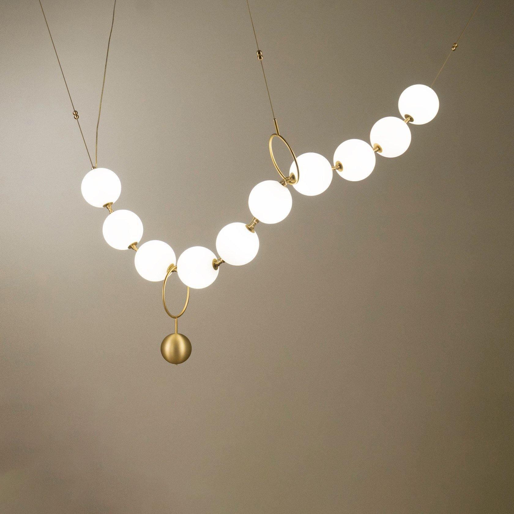 Lustra Pendant Lamp Necklace Glass - Image 7
