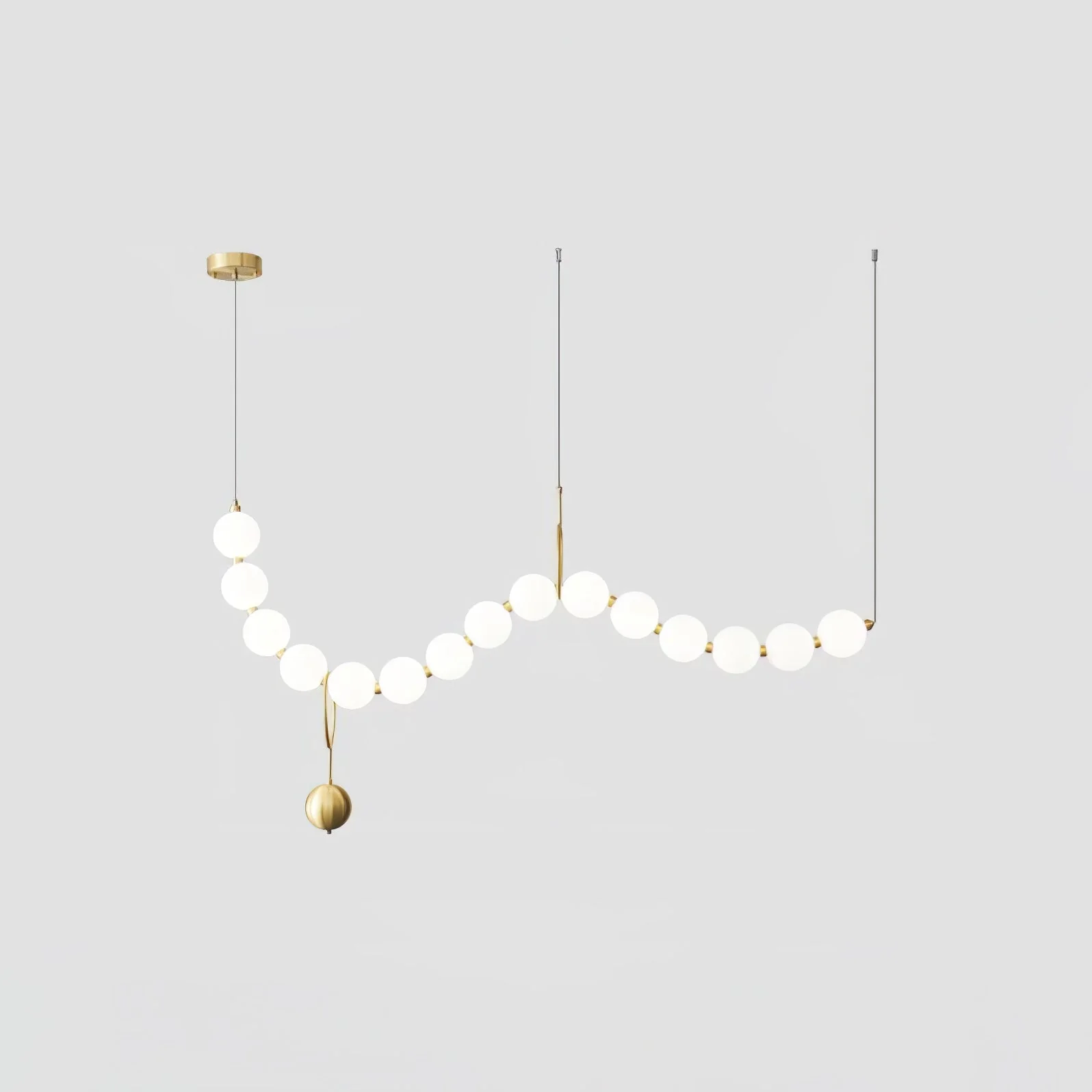 Lustra Pendant Lamp Necklace Glass - Image 73