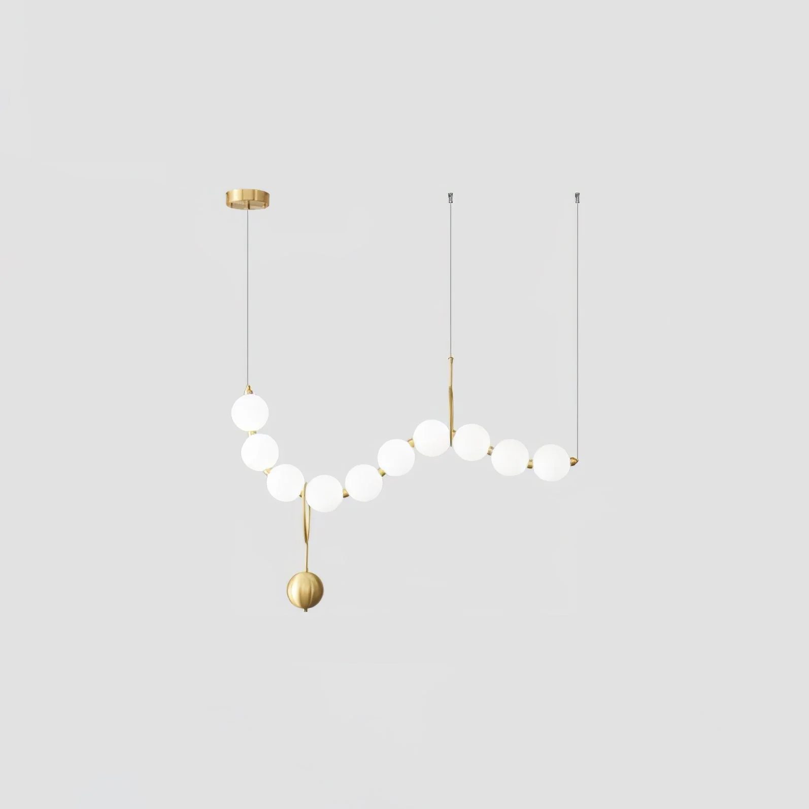 Lustra Pendant Lamp Necklace Glass - Image 74