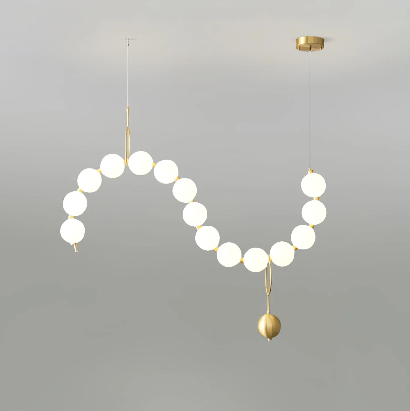 Lustra Pendant Lamp Necklace Glass - Image 77
