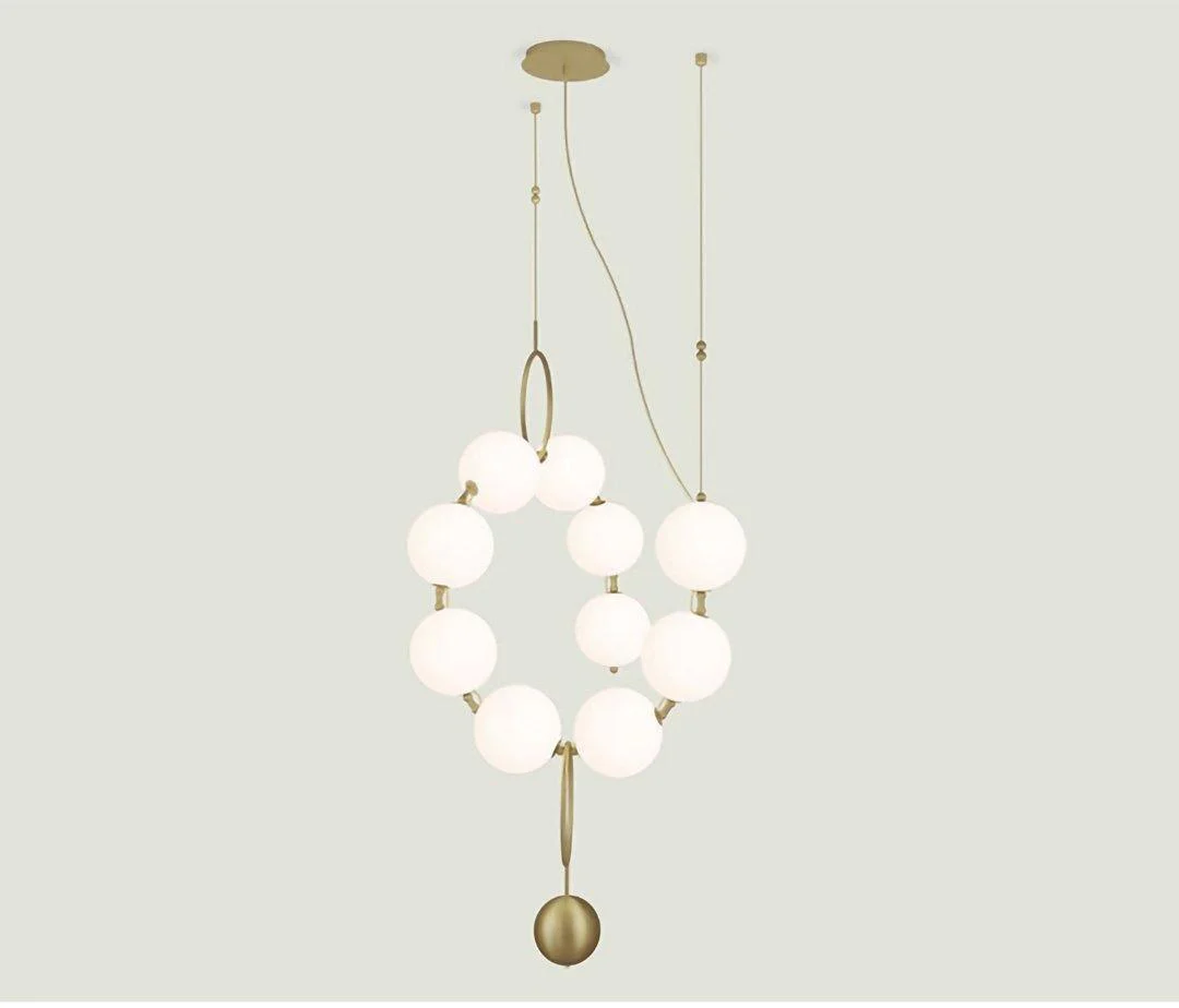 Lustra Pendant Lamp Necklace Glass - Image 80