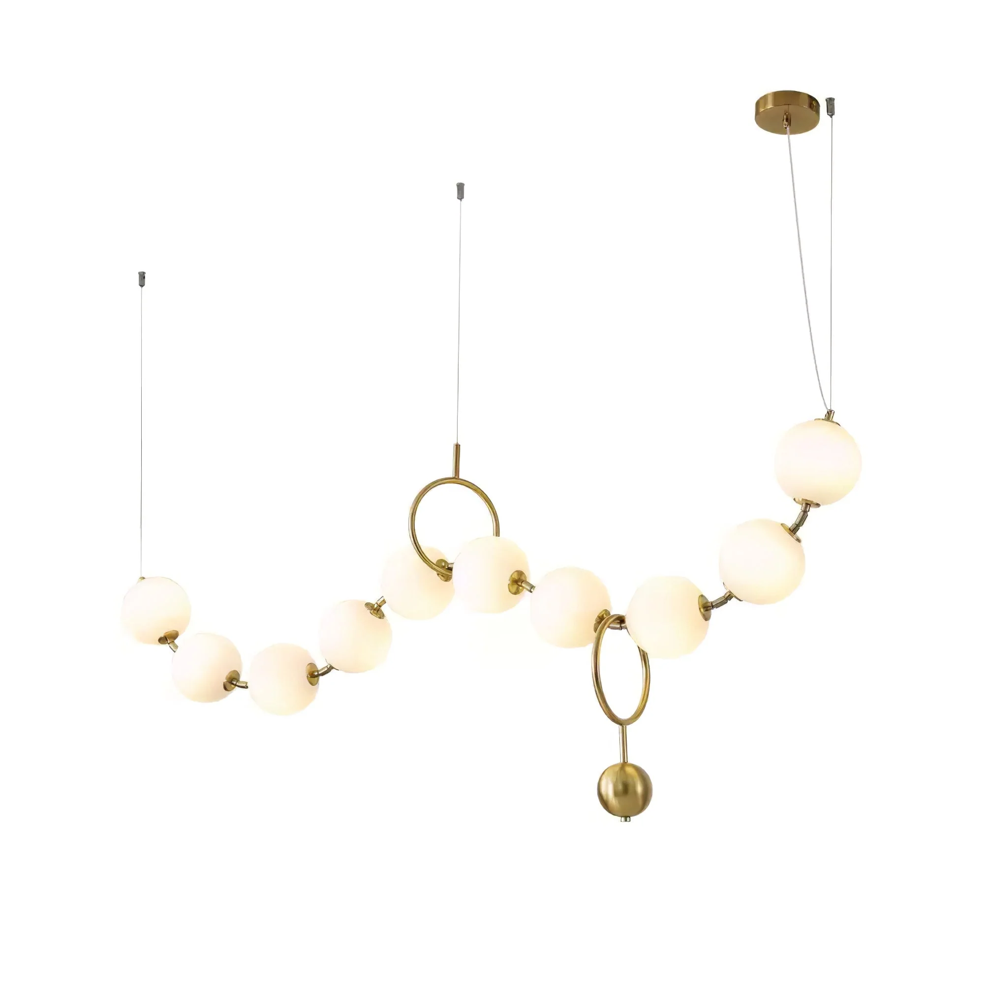 Lustra Pendant Lamp Necklace Glass - Image 82