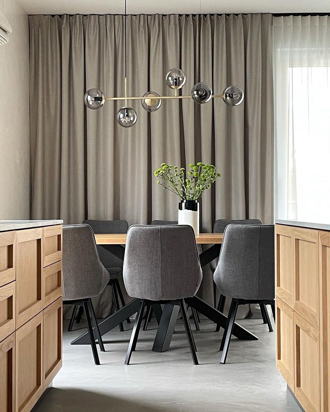 Lustra Pendant Lamp Orb Brass Glass for Living Room - Image 30