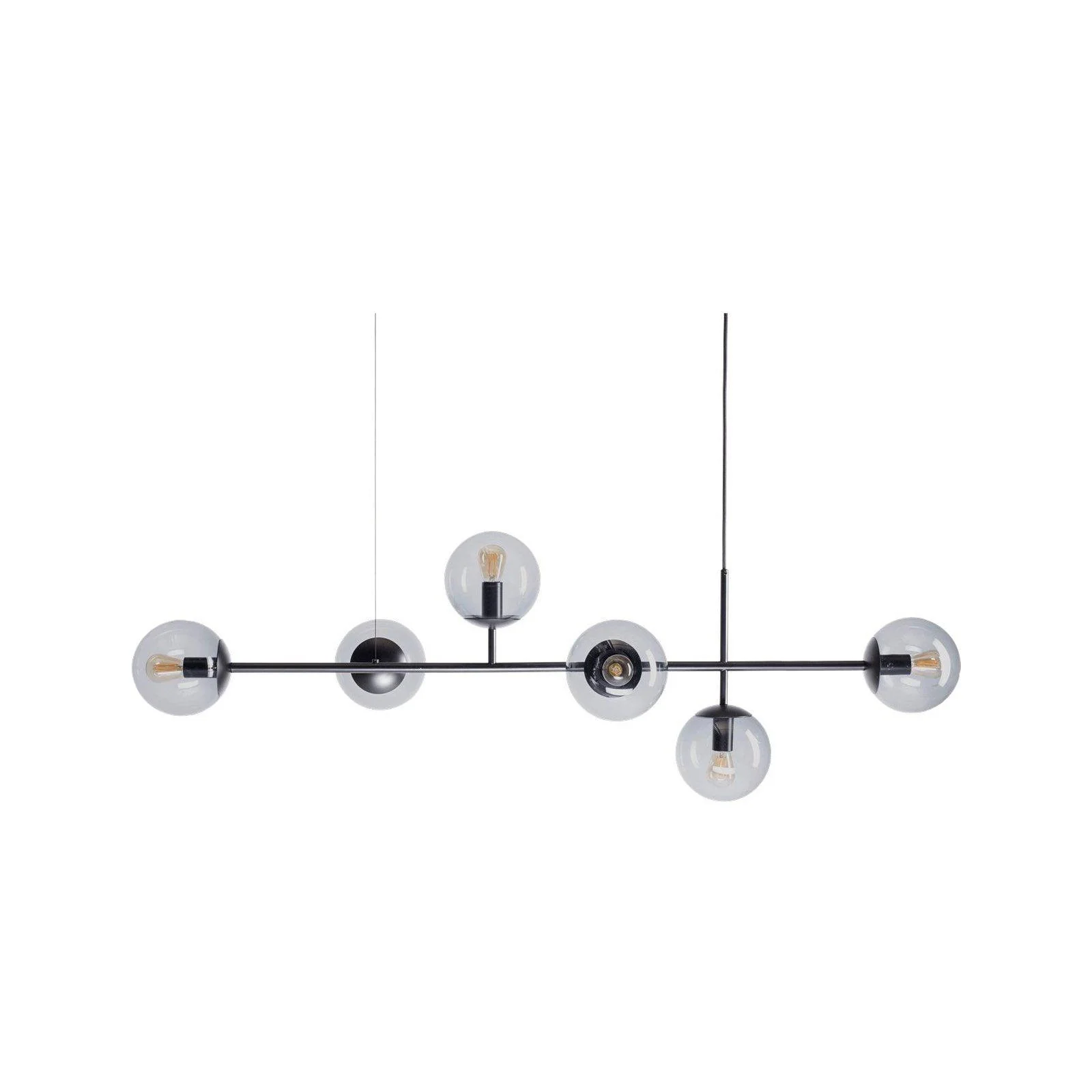 Lustra Pendant Lamp Orb Brass Glass for Living Room - Image 36
