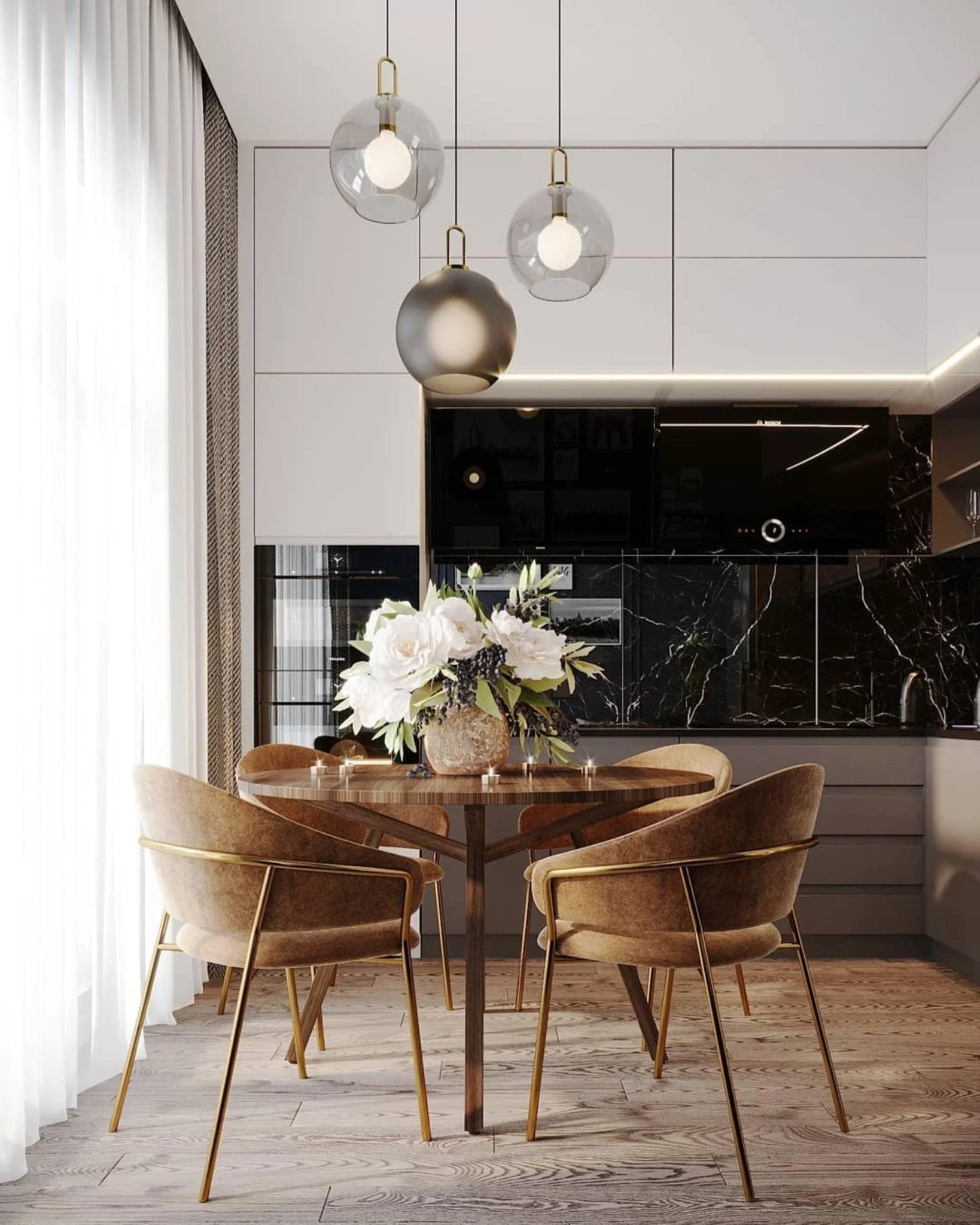 Lustra Pendant Lamp Pendulum Glass - Image 14