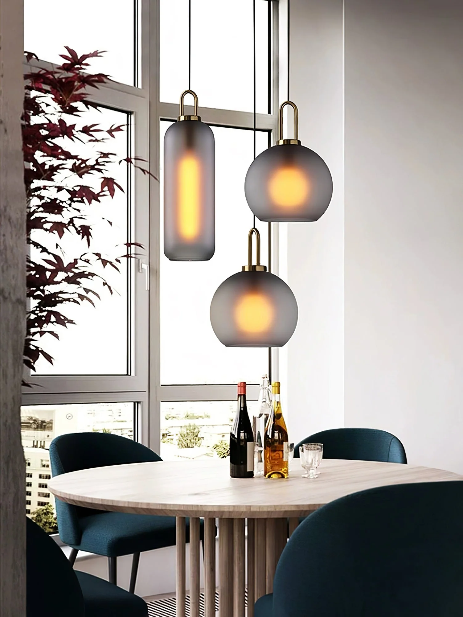 Lustra Pendant Lamp Pendulum Glass - Image 16
