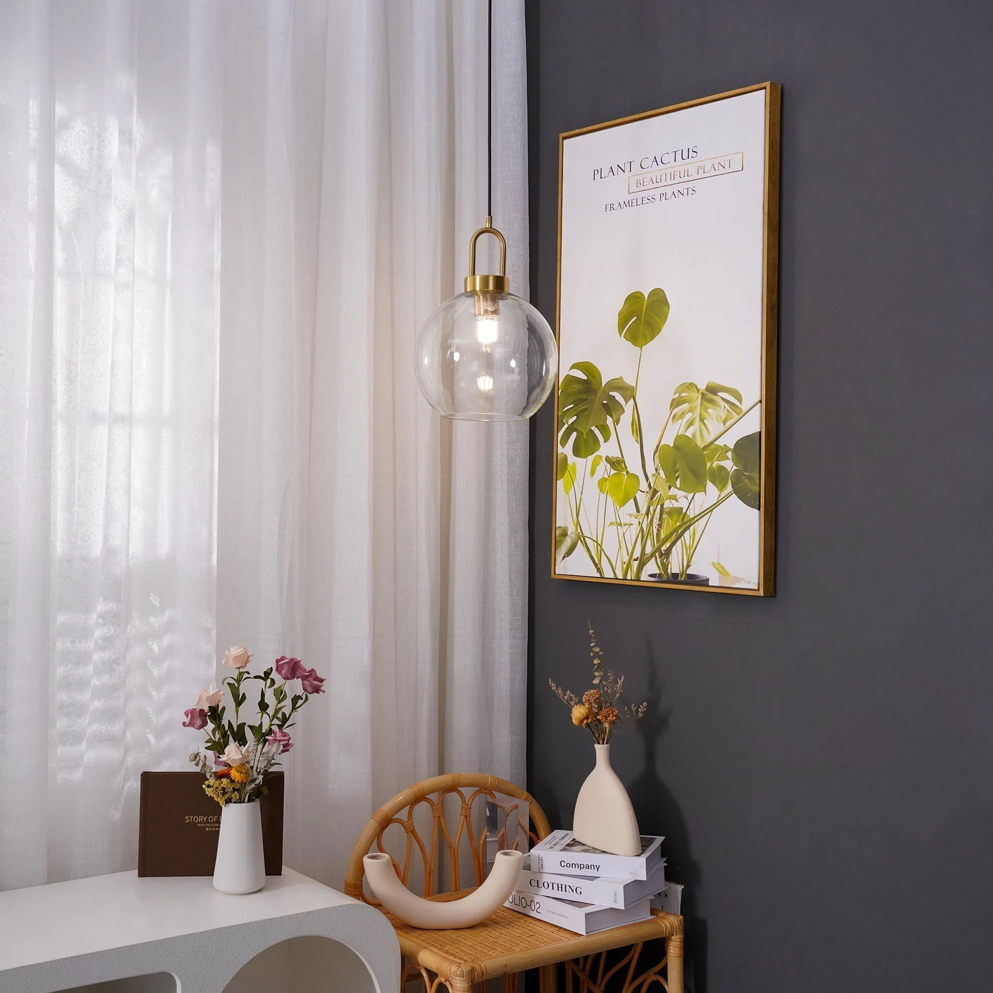 Lustra Pendant Lamp Pendulum Glass - Image 23
