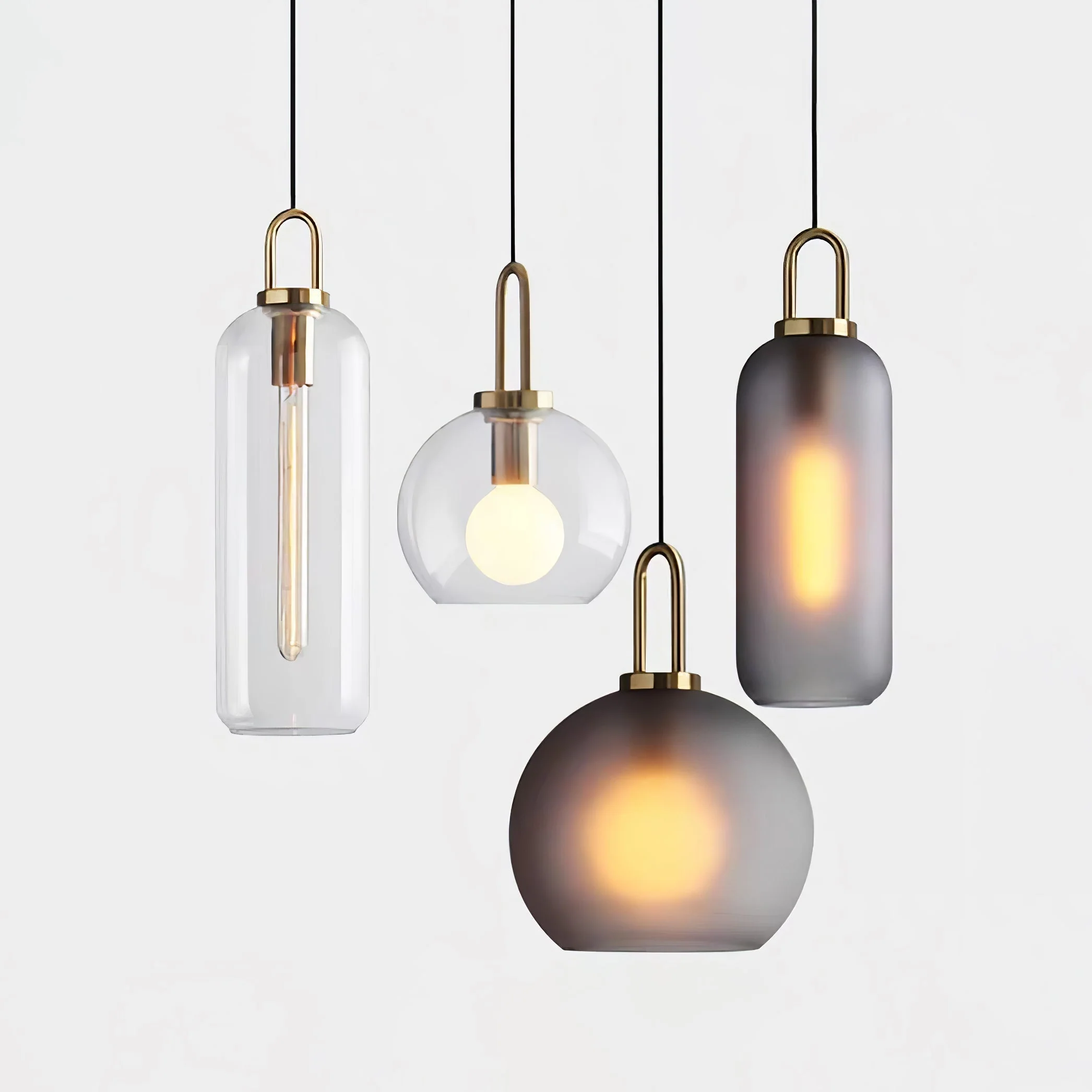 Lustra Pendant Lamp Pendulum Glass - Image 54