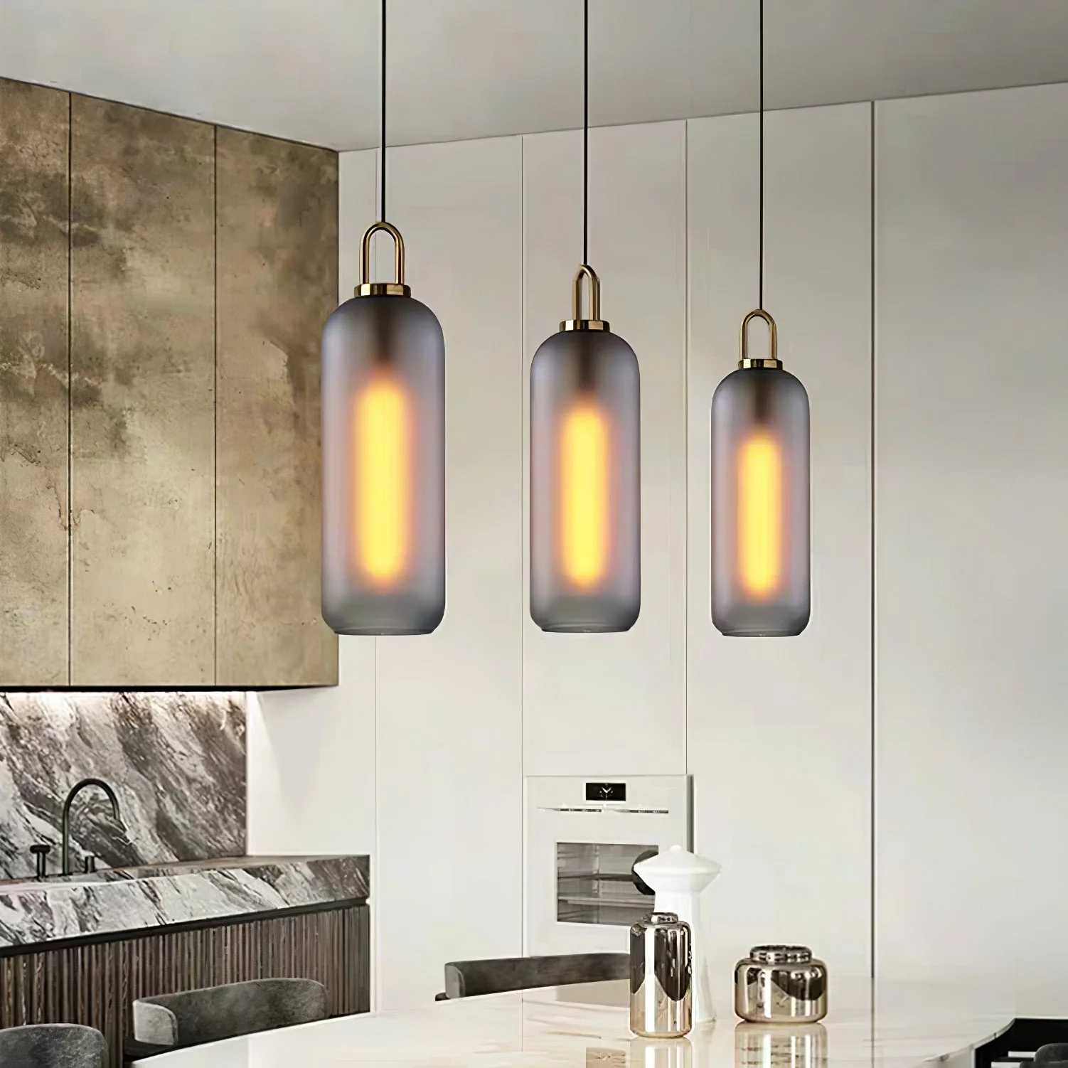 Lustra Pendant Lamp Pendulum Glass - Image 57