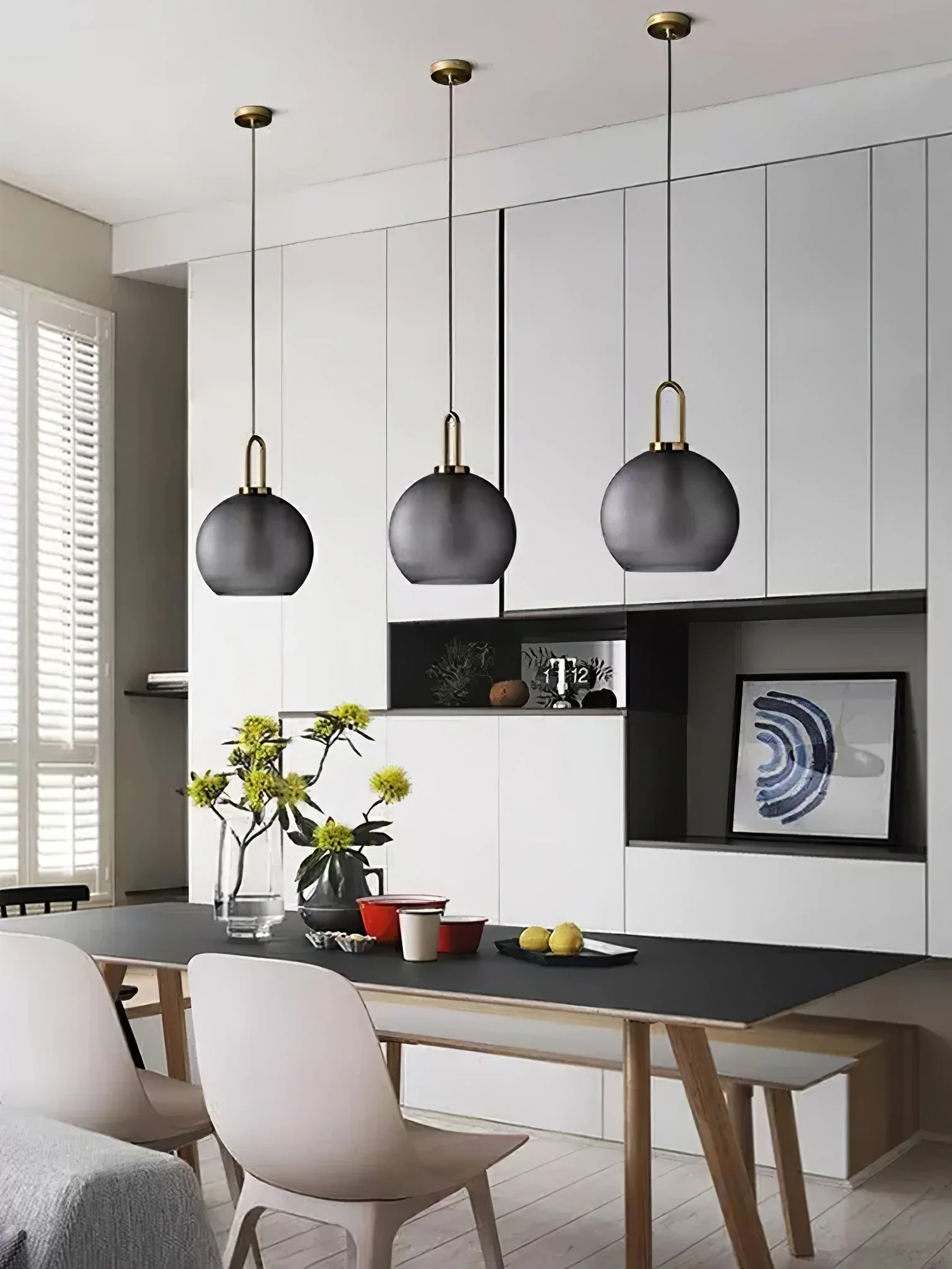 Lustra Pendant Lamp Pendulum Glass - Image 63