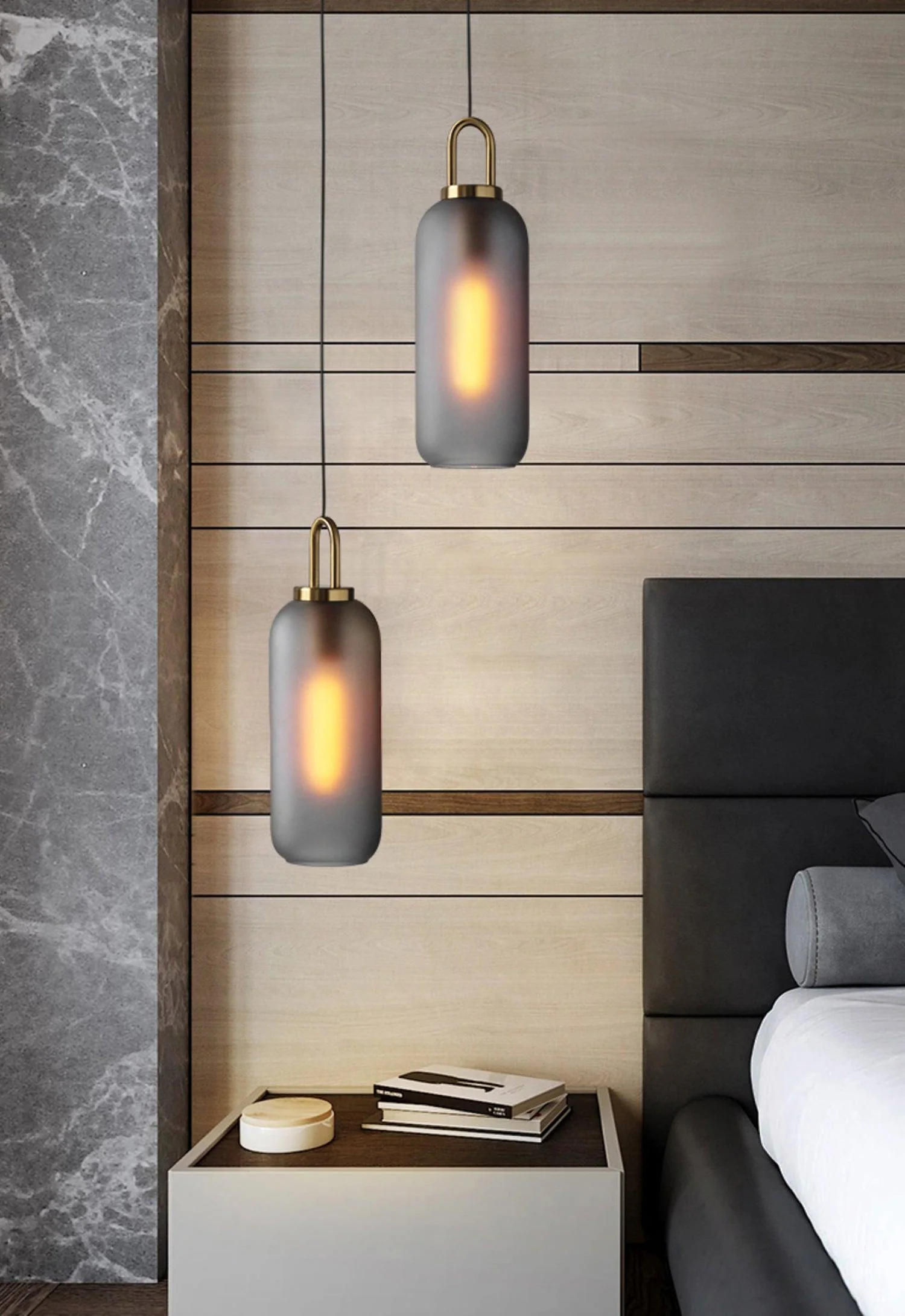 Lustra Pendant Lamp Pendulum Glass - Image 76