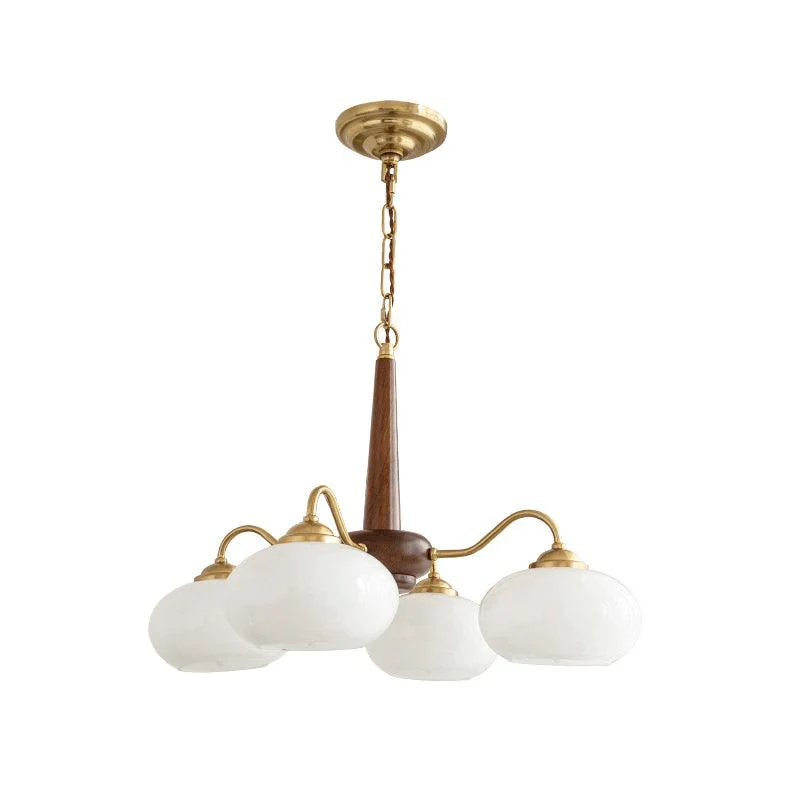 Lustra Pendant Lamp Persimmon Brass Glass Elegant - Image 33