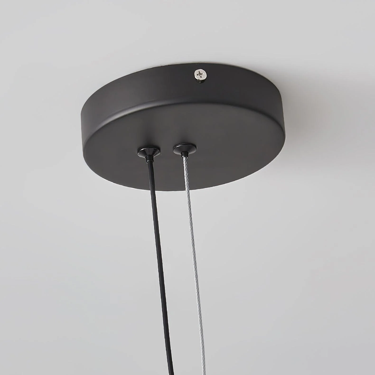 Lustra Pendant Lamp Round Black Ring - Image 16