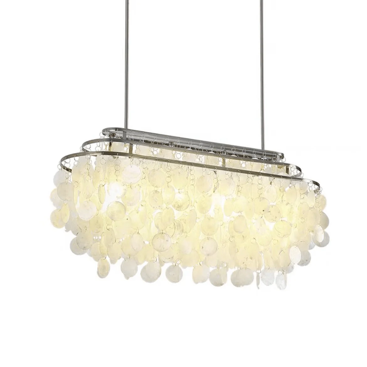 Lustra Pendant Lamp Round Shell Ring - Image 117