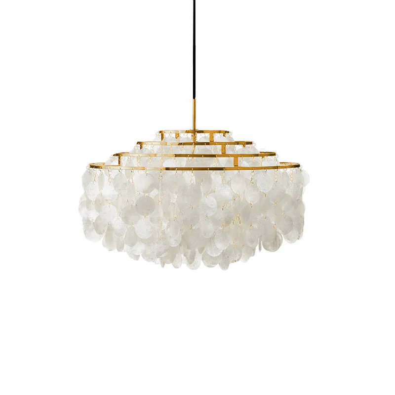 Lustra Pendant Lamp Round Shell Ring - Image 126