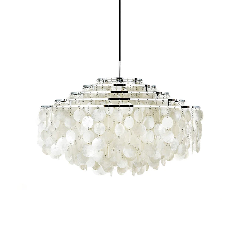 Lustra Pendant Lamp Round Shell Ring - Image 127