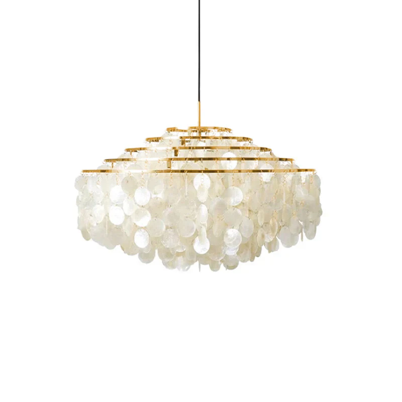 Lustra Pendant Lamp Round Shell Ring - Image 129