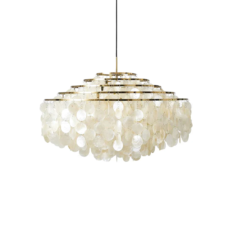 Lustra Pendant Lamp Round Shell Ring - Image 141