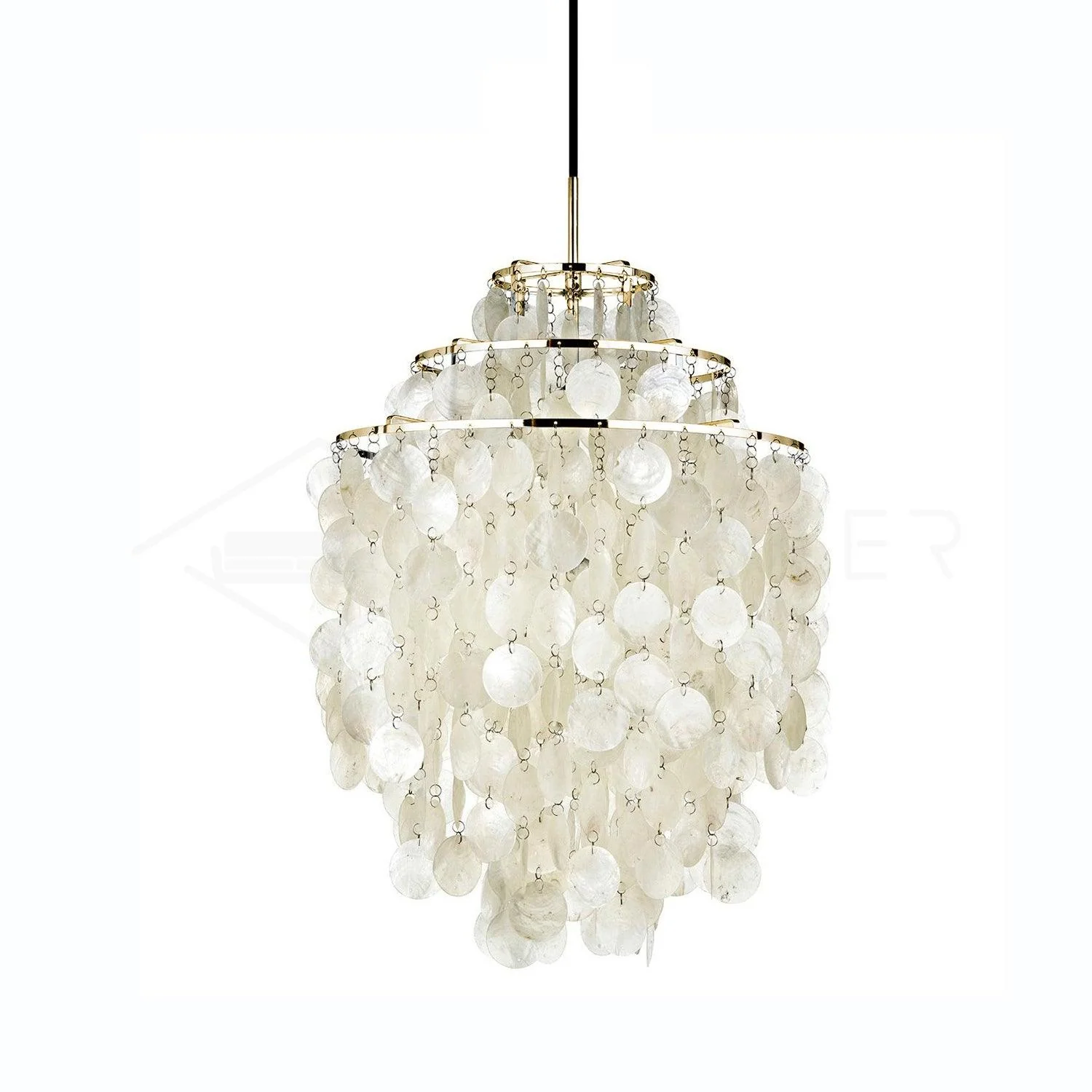 Lustra Pendant Lamp Round Shell Ring - Image 63