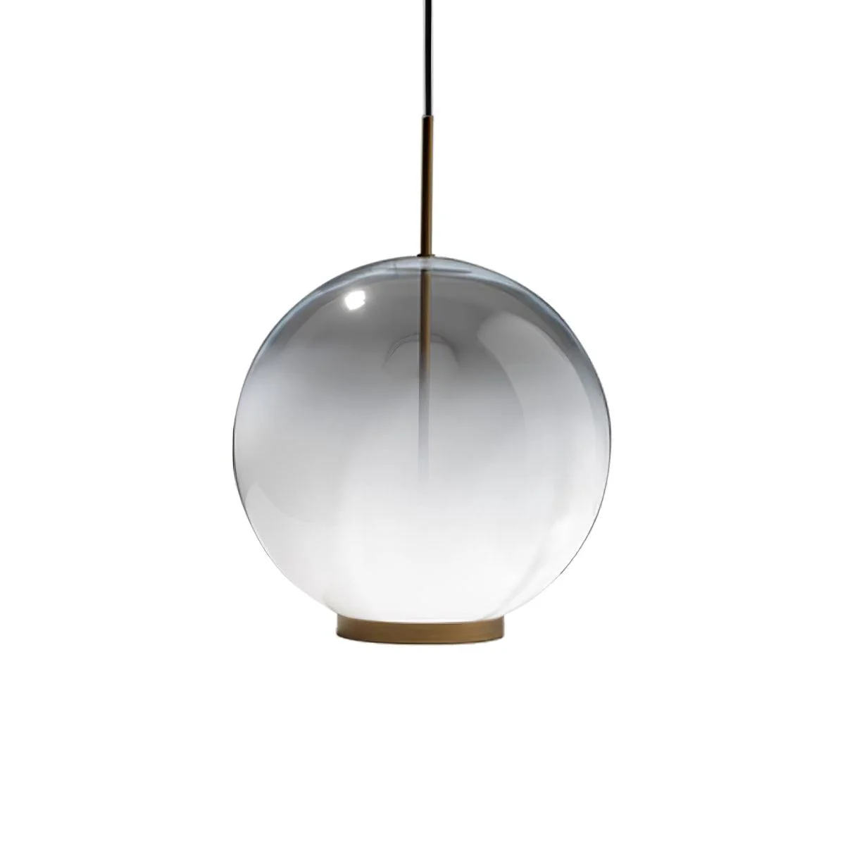 Lustra Pendant Lamp Smoke Gray Glass Gradient for Living Room - Image 16