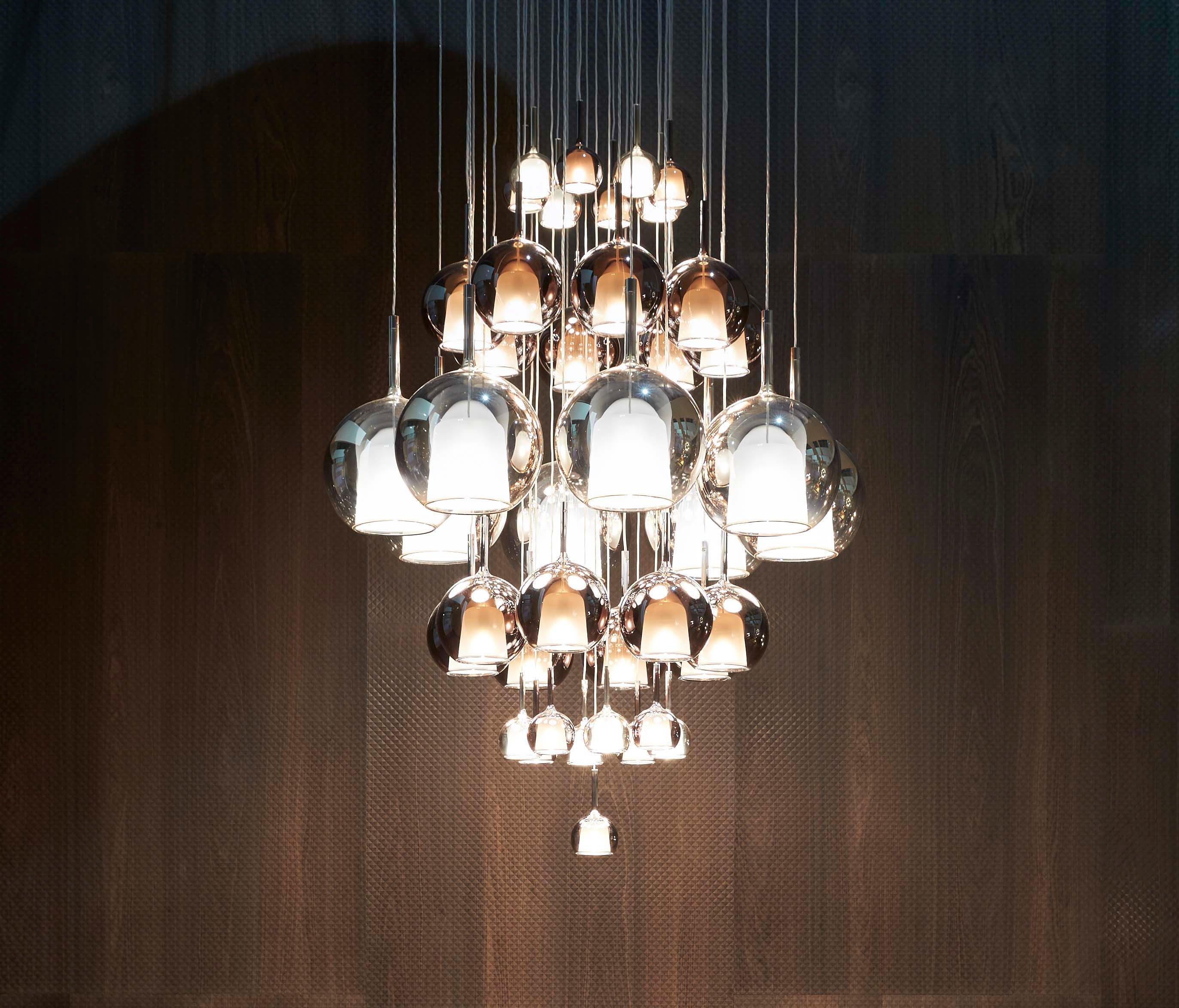 Lustra Pendant Lamp Smoked Glass Round - Image 12