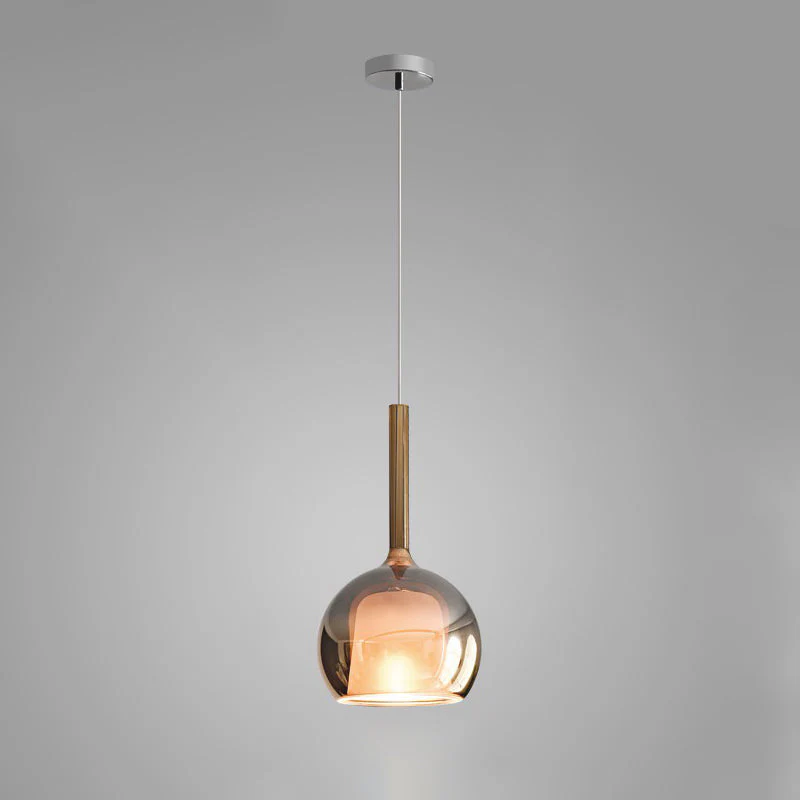 Lustra Pendant Lamp Smoked Glass Round - Image 31