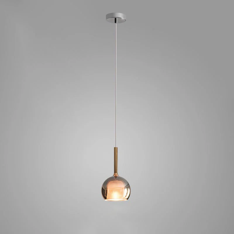 Lustra Pendant Lamp Smoked Glass Round - Image 32