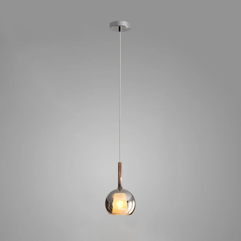 Lustra Pendant Lamp Smoked Glass Round - Image 35