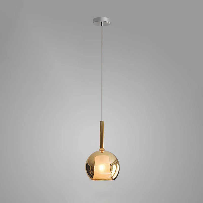 Lustra Pendant Lamp Smoked Glass Round - Image 39