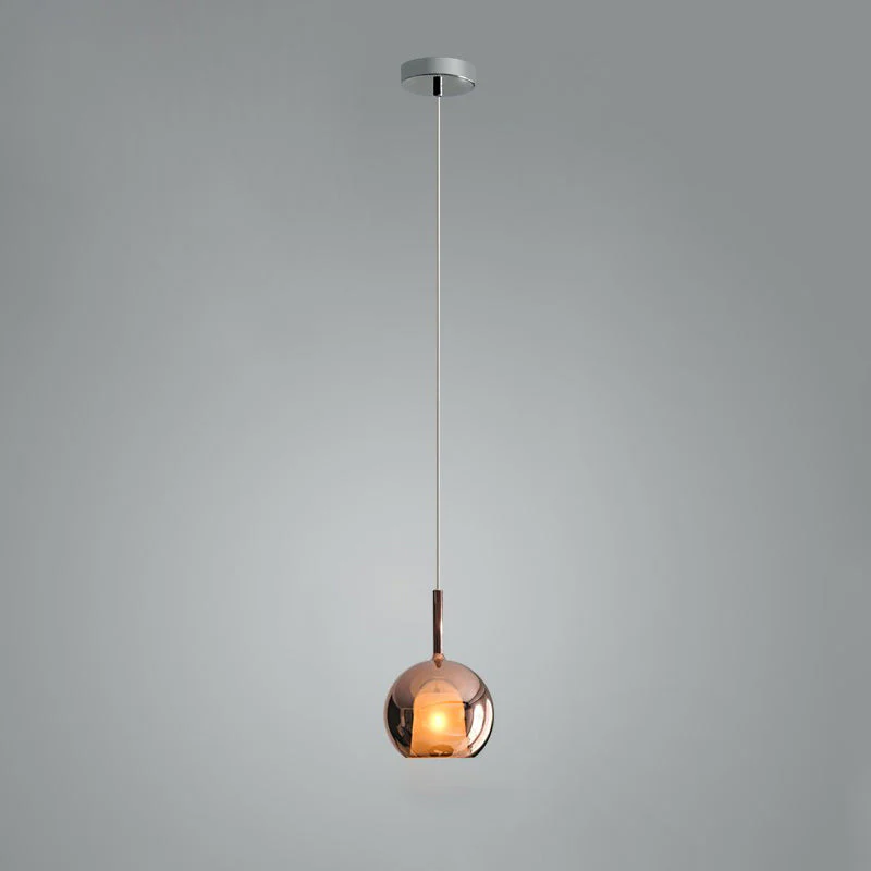 Lustra Pendant Lamp Smoked Glass Round - Image 42
