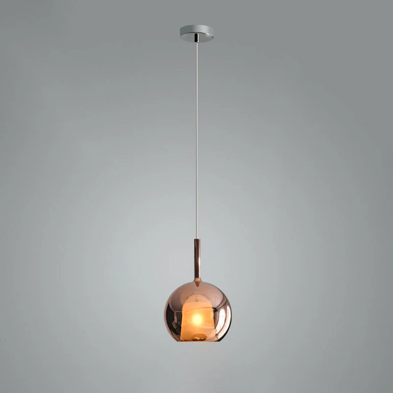 Lustra Pendant Lamp Smoked Glass Round - Image 43