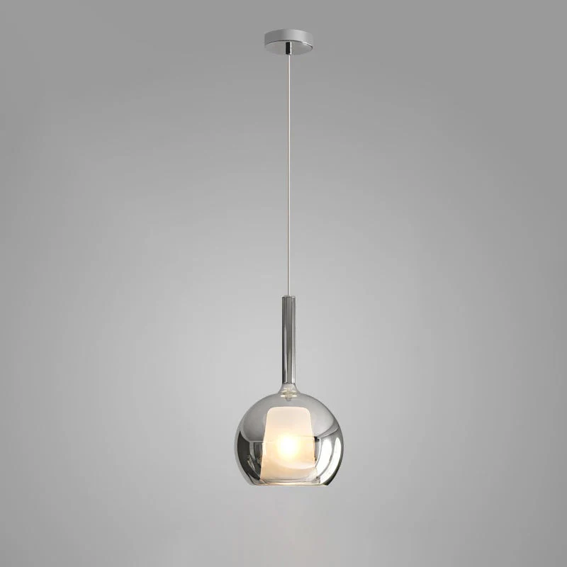 Lustra Pendant Lamp Smoked Glass Round - Image 51