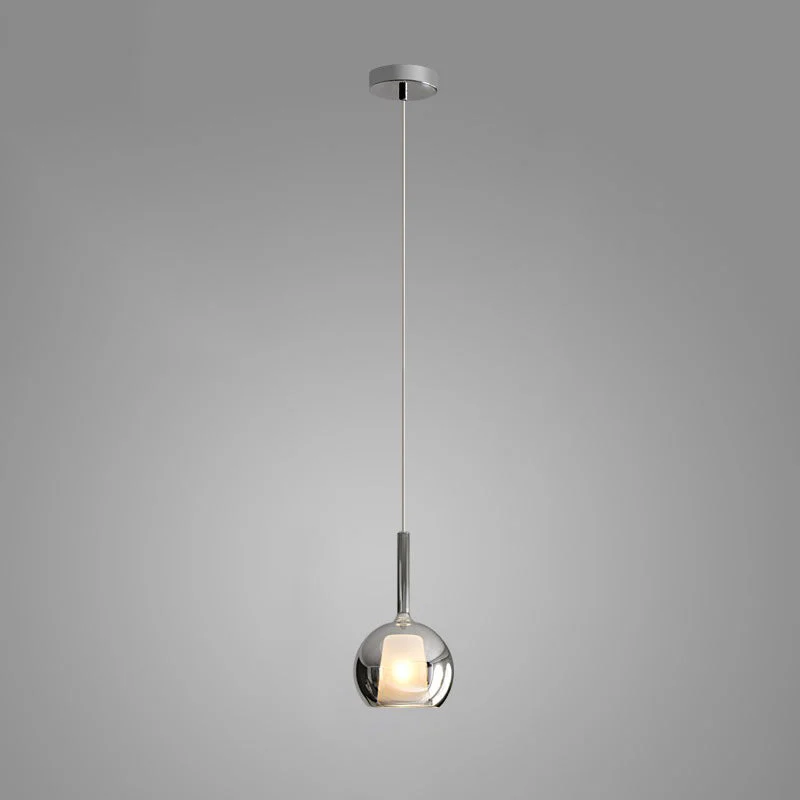 Lustra Pendant Lamp Smoked Glass Round - Image 53