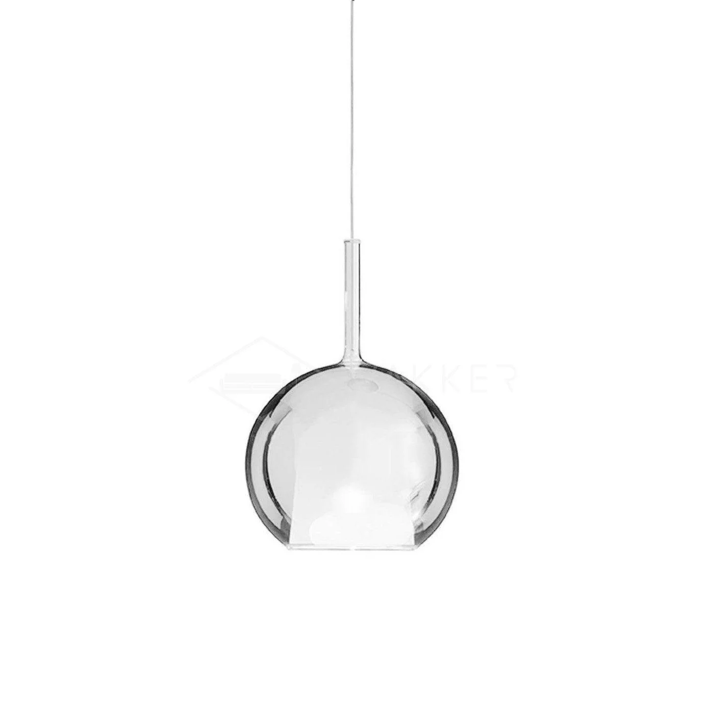 Lustra Pendant Lamp Smoked Glass Round - Image 56