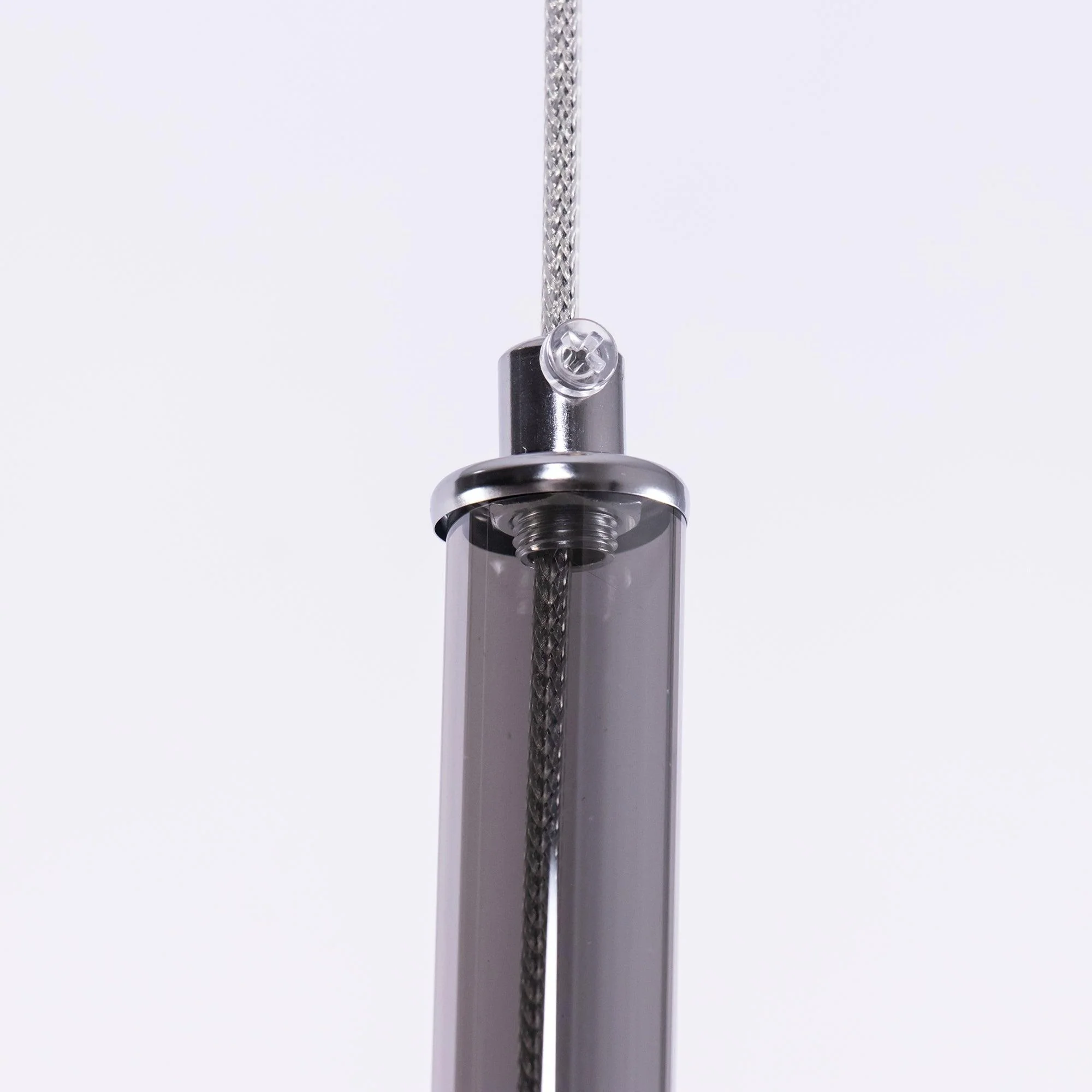 Lustra Pendant Lamp Smoked Glass Round - Image 6