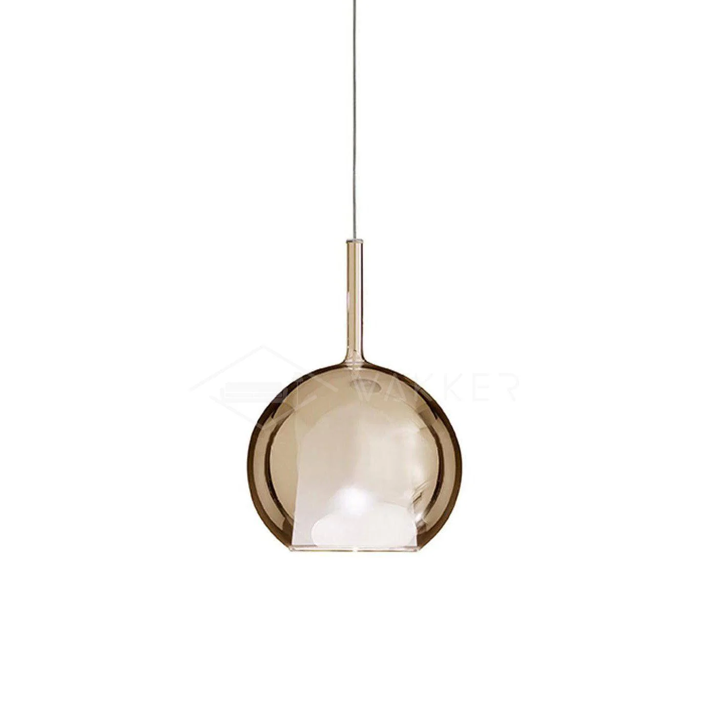 Lustra Pendant Lamp Smoked Glass Round - Image 67