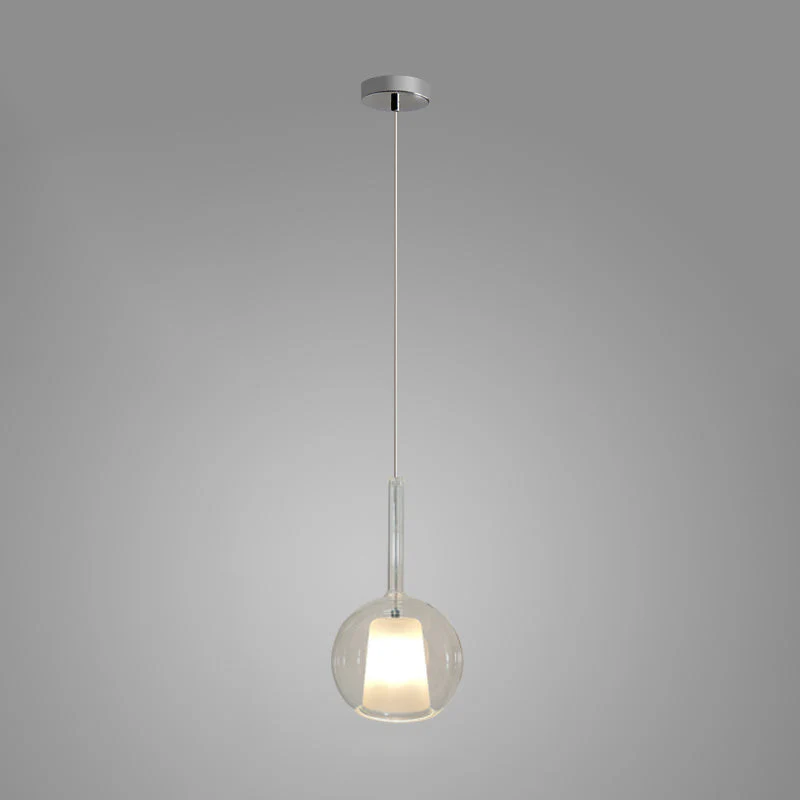 Lustra Pendant Lamp Smoked Glass Round - Image 77