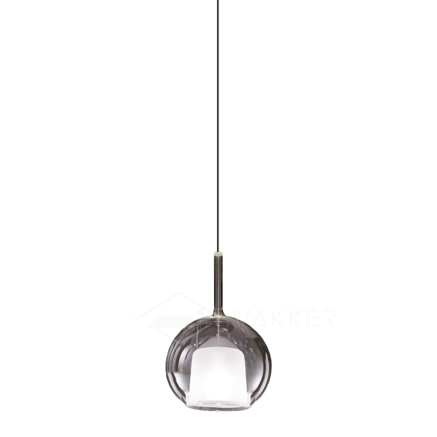 Lustra Pendant Lamp Smoked Glass Round - Image 78