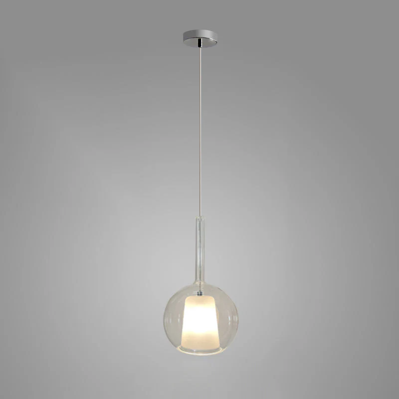 Lustra Pendant Lamp Smoked Glass Round - Image 83